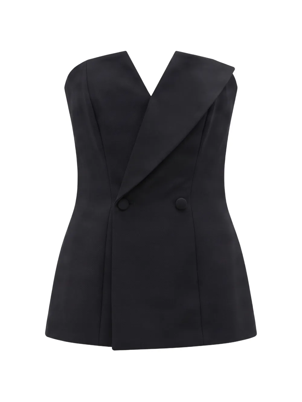 P.A.R.O.S.H. strapless double-breasted top