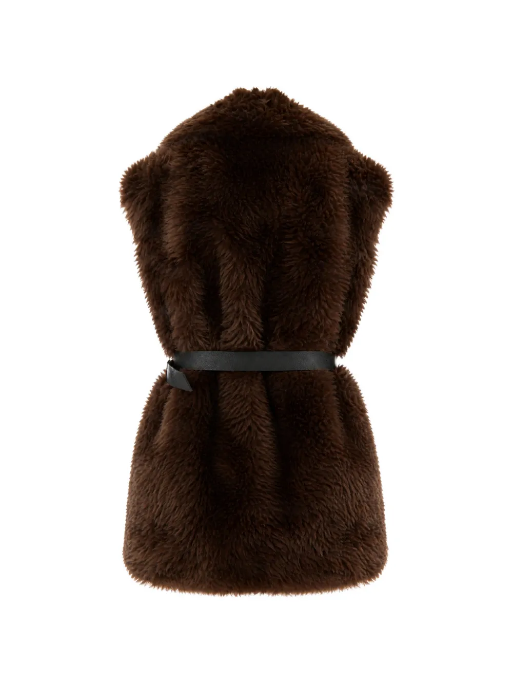 P.A.R.O.S.H. belted faux-fur gilet Bruin