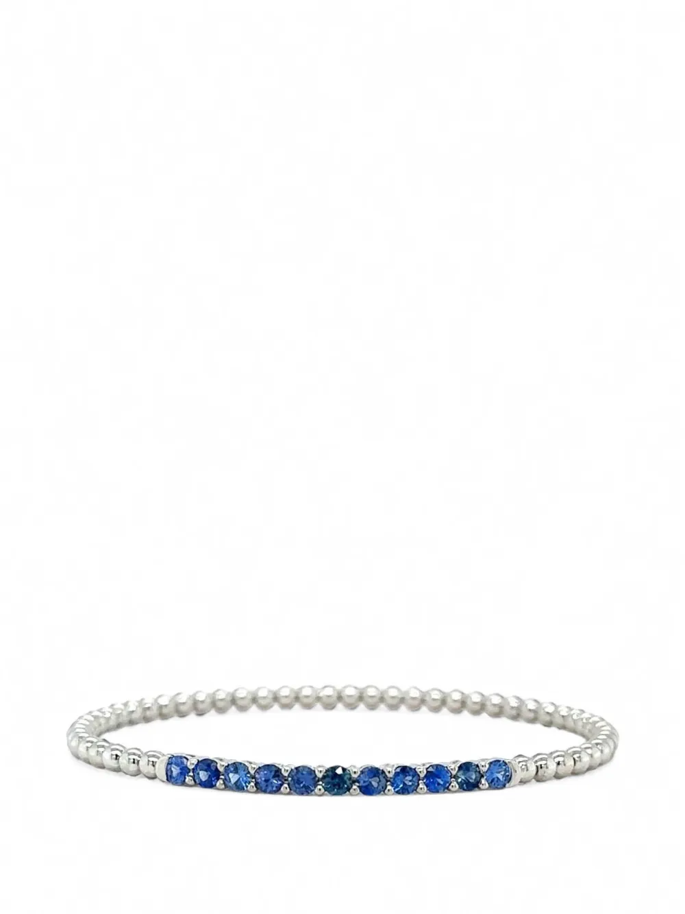 Lisa Nik Rainbow sapphire bracelet - Argento