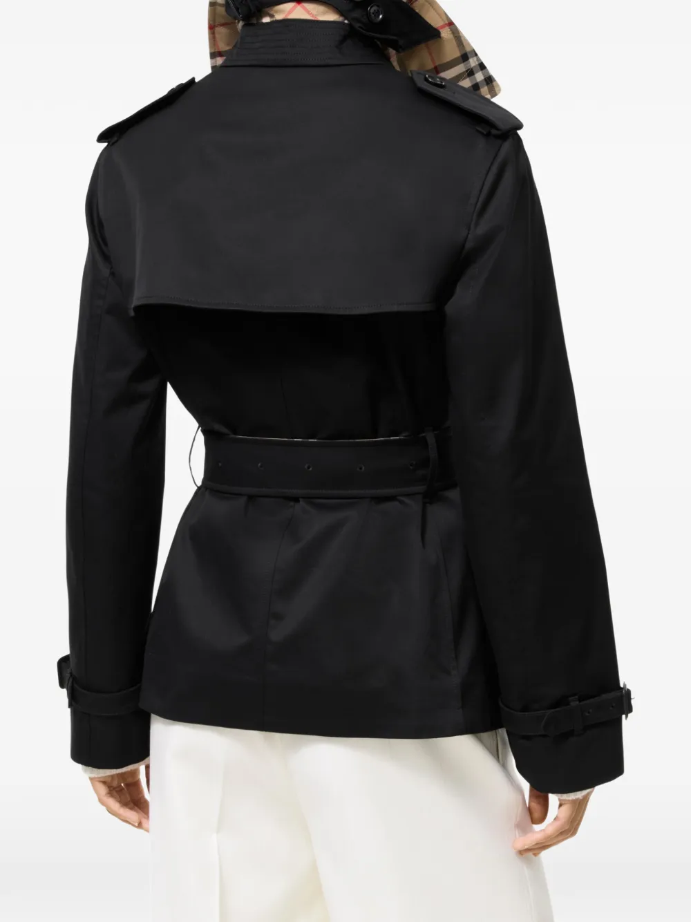 Burberry Garbardine Lakefield trenchcoat Zwart