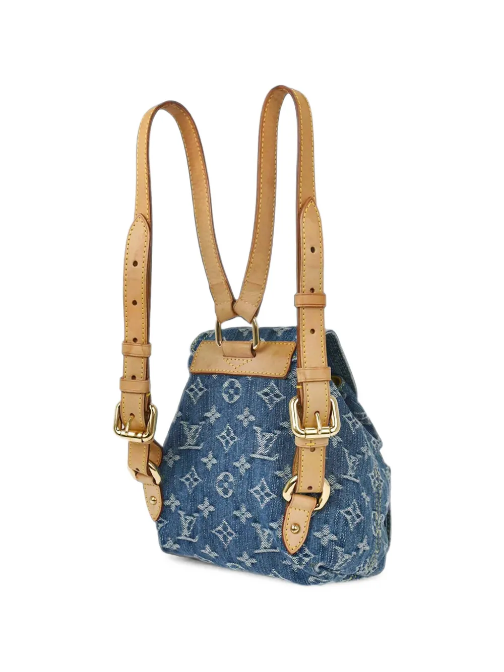 Louis Vuitton Pre-Owned 2006 Monogram Denim Sac a Dos PM backpack Blauw