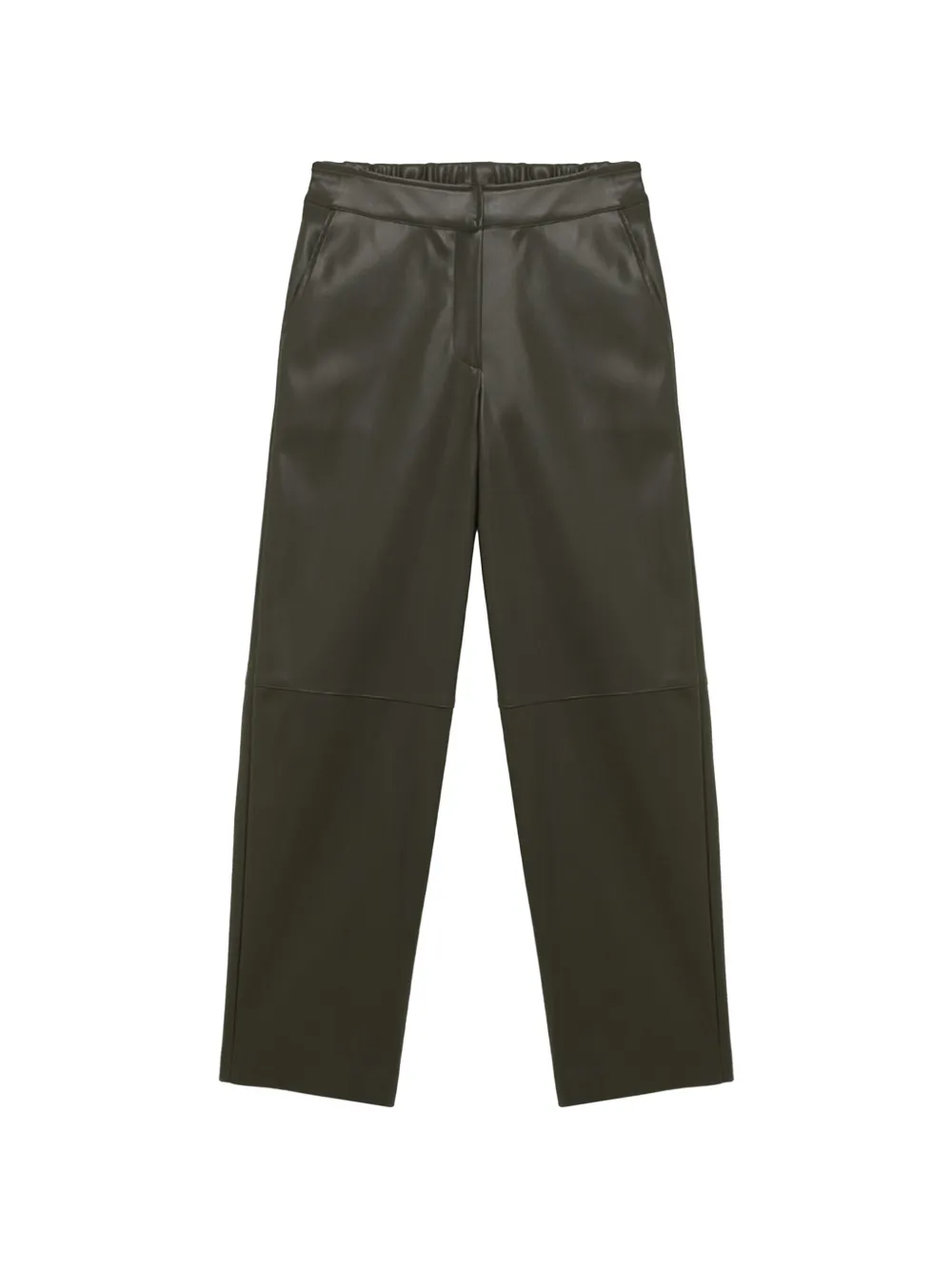 ALPHA STUDIO elasticated-waistband straight-leg trousers