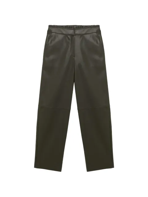 ALPHA STUDIO elasticated-waistband straight-leg trousers