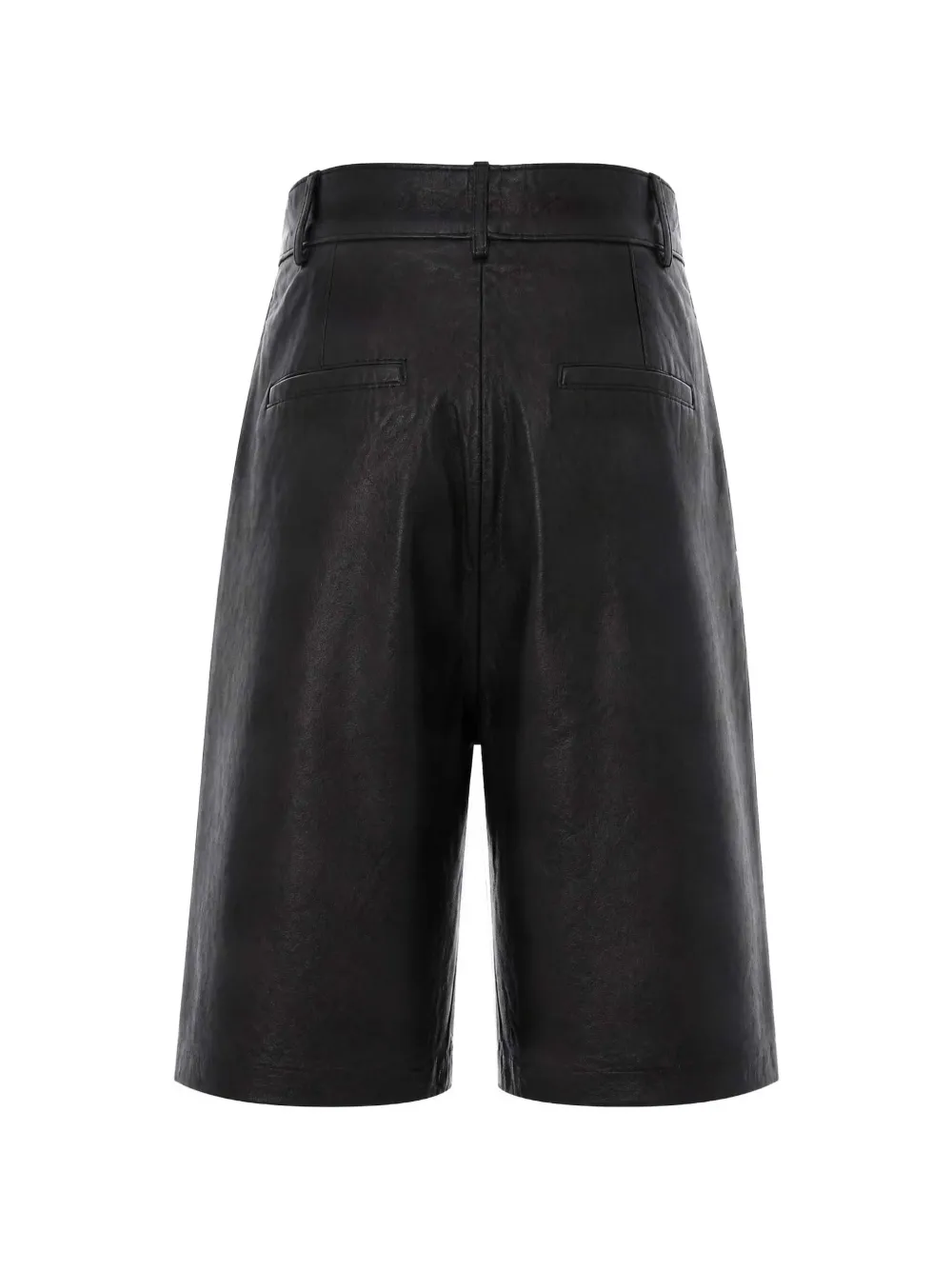 P.A.R.O.S.H. leather shorts Zwart