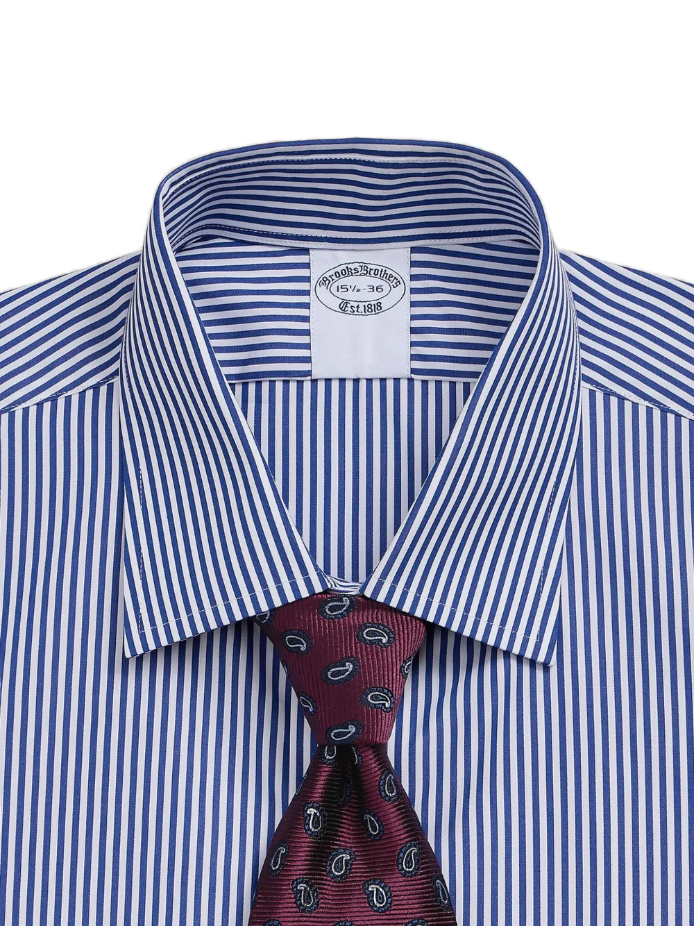 Brooks Brothers Gestreept overhemd Blauw