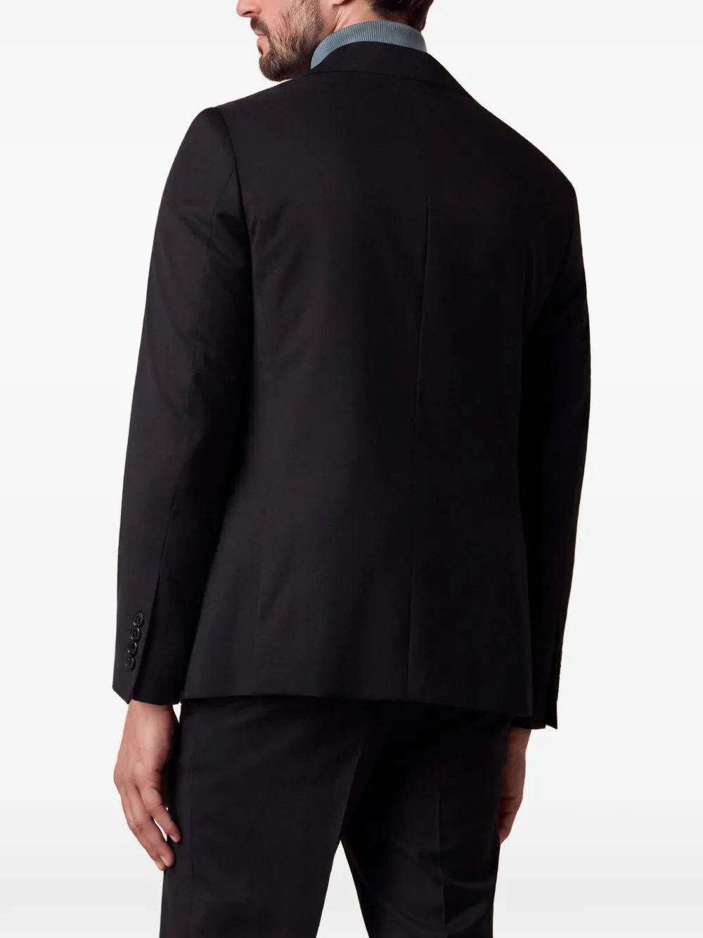 Brooks Brothers single-breasted blazer Zwart