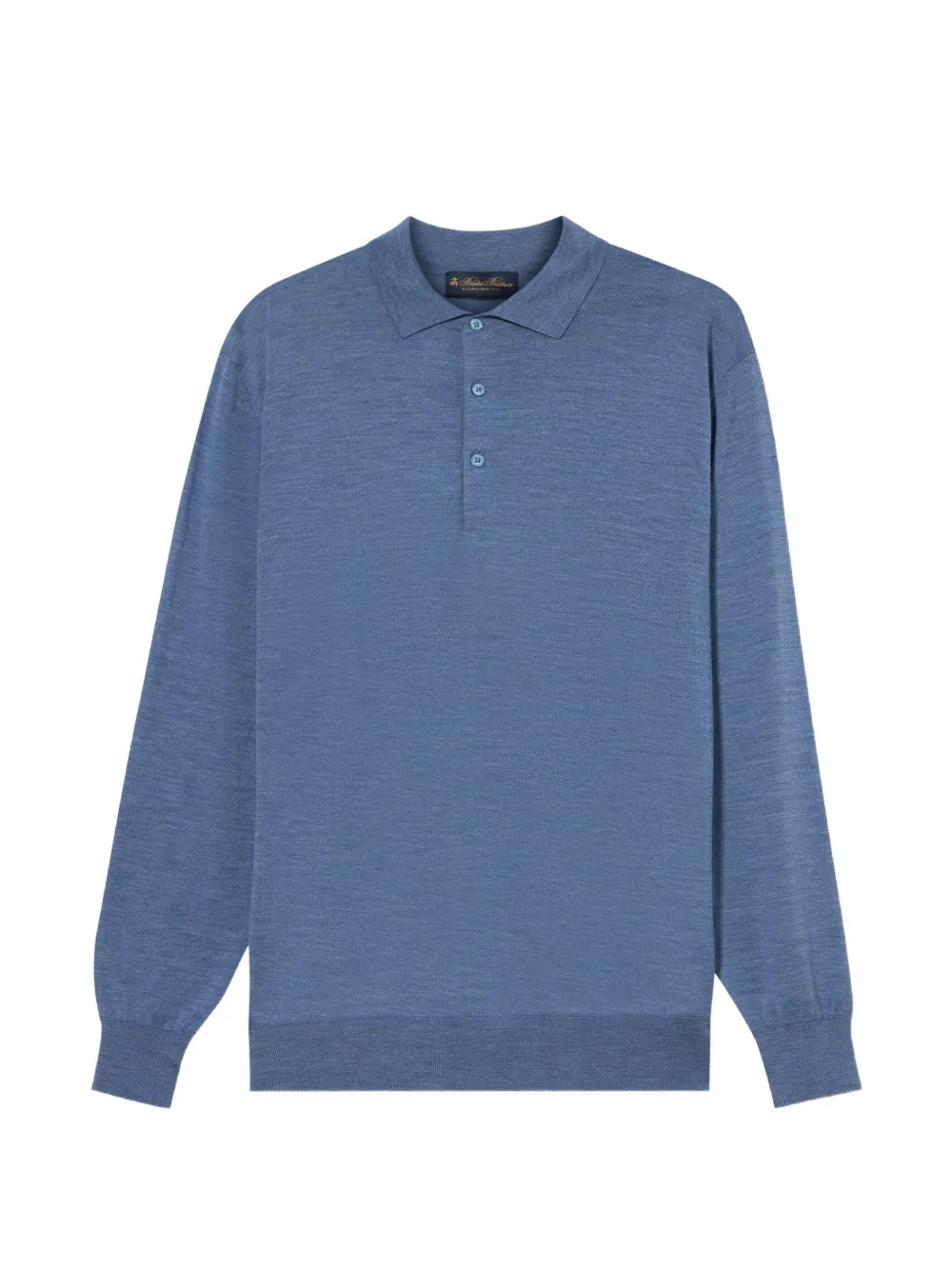Brooks Brothers wool knit polo shirt - Blu