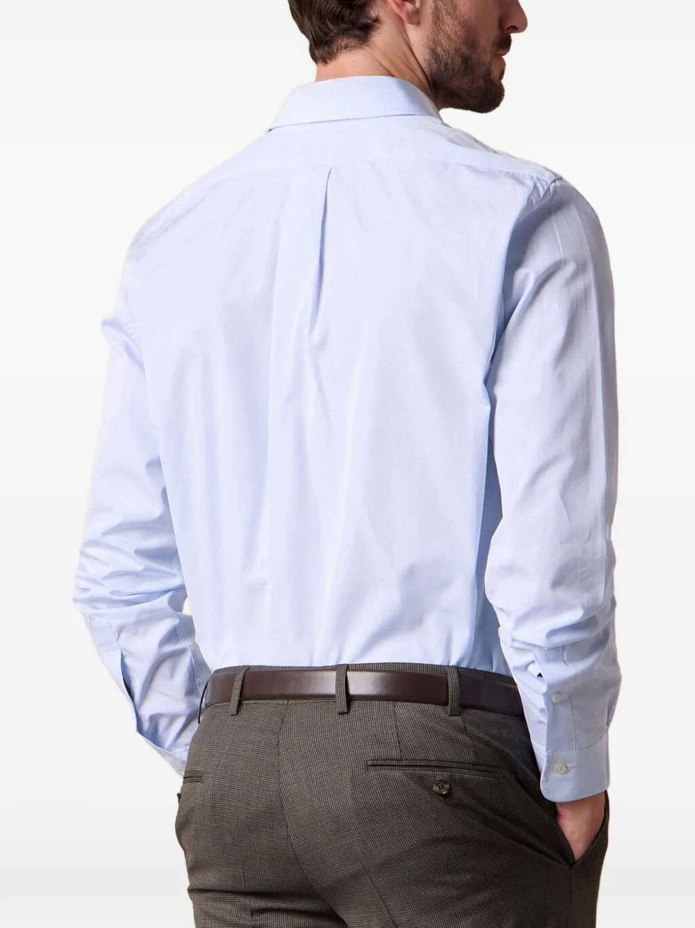Brooks Brothers Getailleerd overhemd Blauw