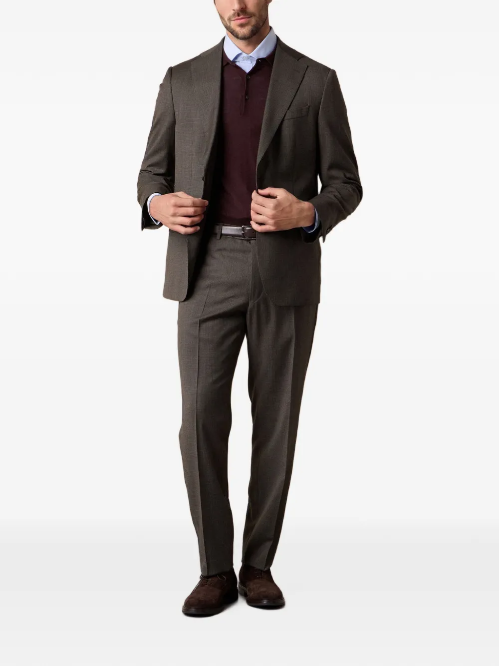 Brooks Brothers Getailleerd overhemd Blauw
