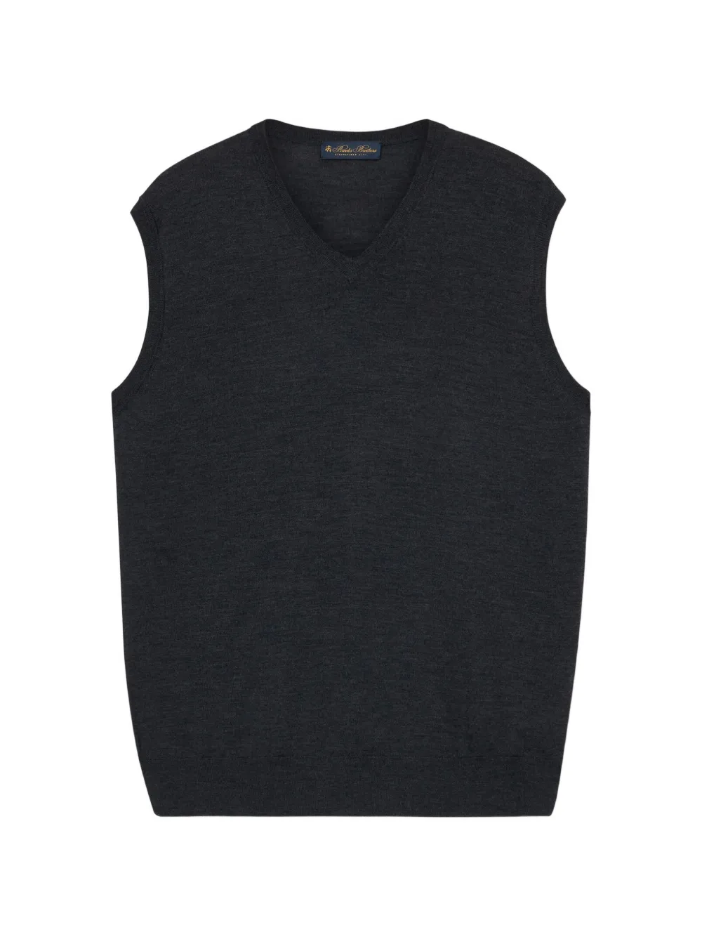 Brooks Brothers sleeveless V-neck sweater - Grigio