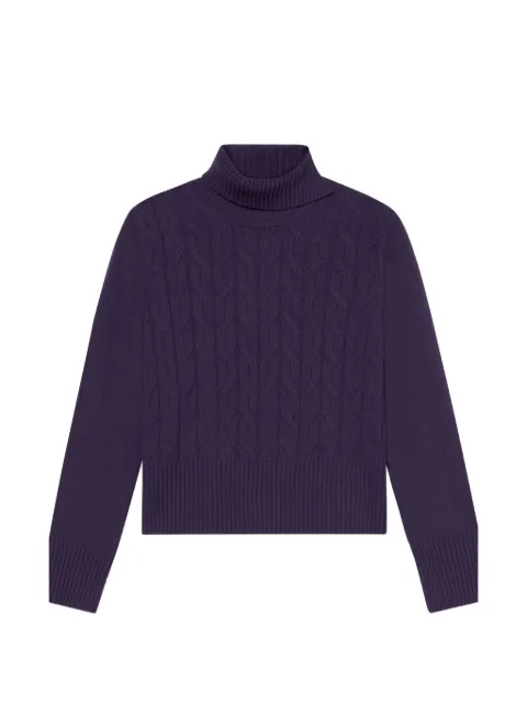 Brooks Brothers cable-knit turtleneck sweater