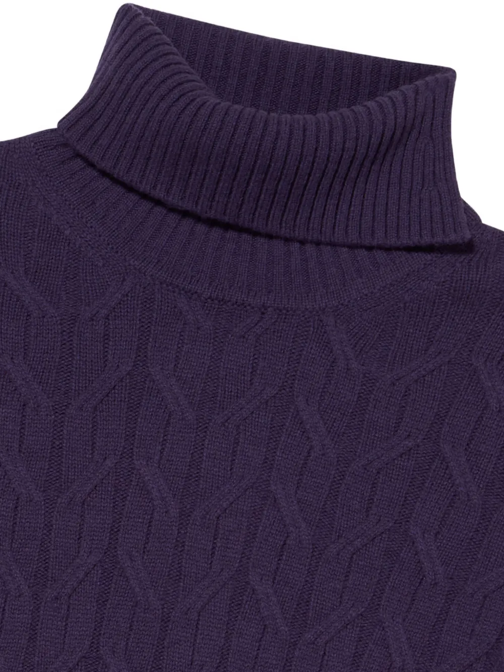 Brooks Brothers Kabelgebreide coltrui Paars