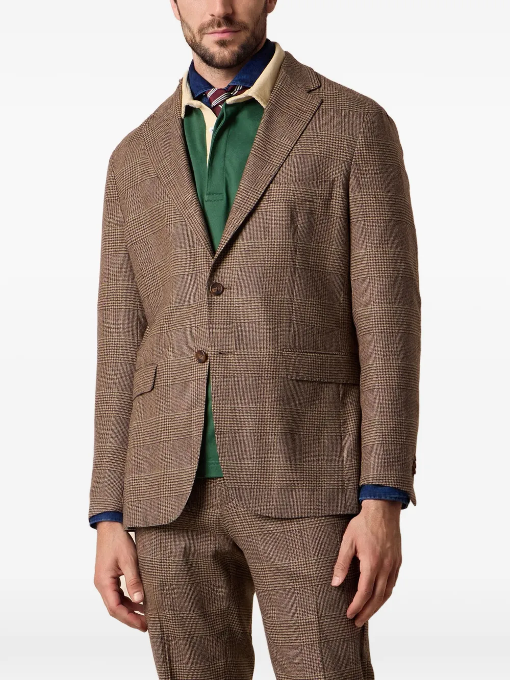 Brooks Brothers costume à carreaux - Marron Brooks Brothers costume à carreaux - Marron