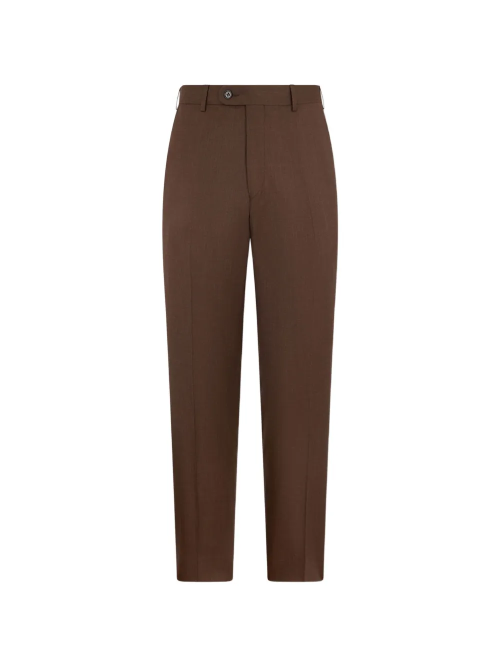 Brooks Brothers pantalon de costume en laine vierge - Marron