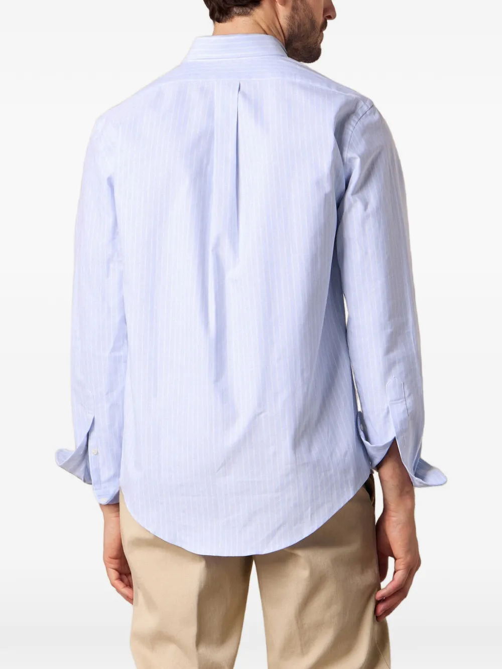Brooks Brothers Gestreept overhemd Blauw