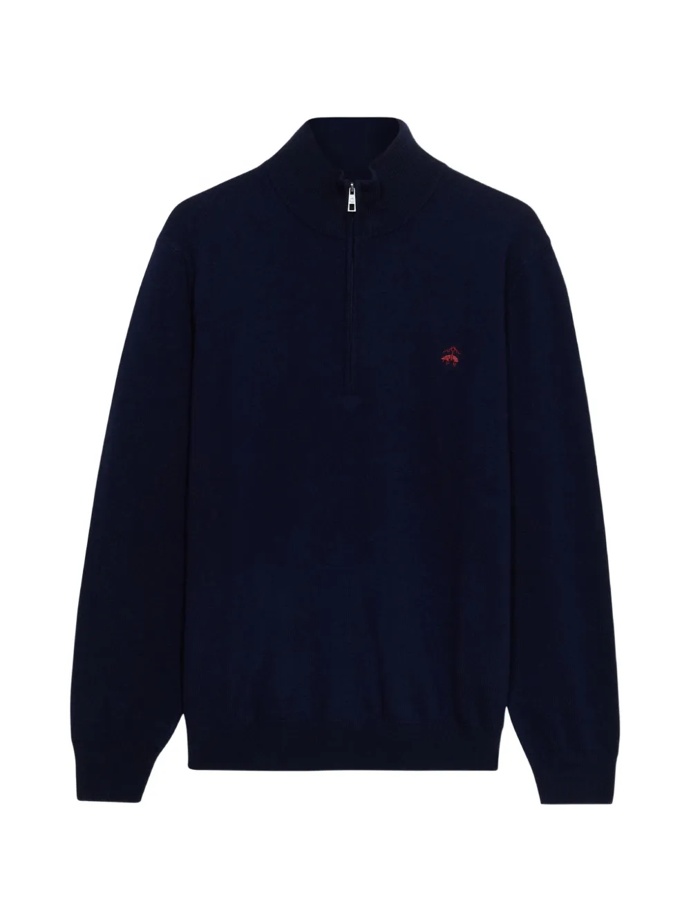 Brooks Brothers half-zip mock-neck sweater - Blu