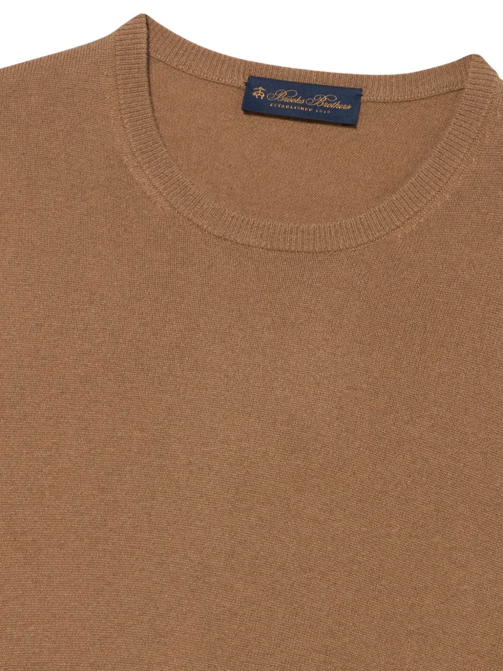 Brooks Brothers Trui met ronde hals Bruin