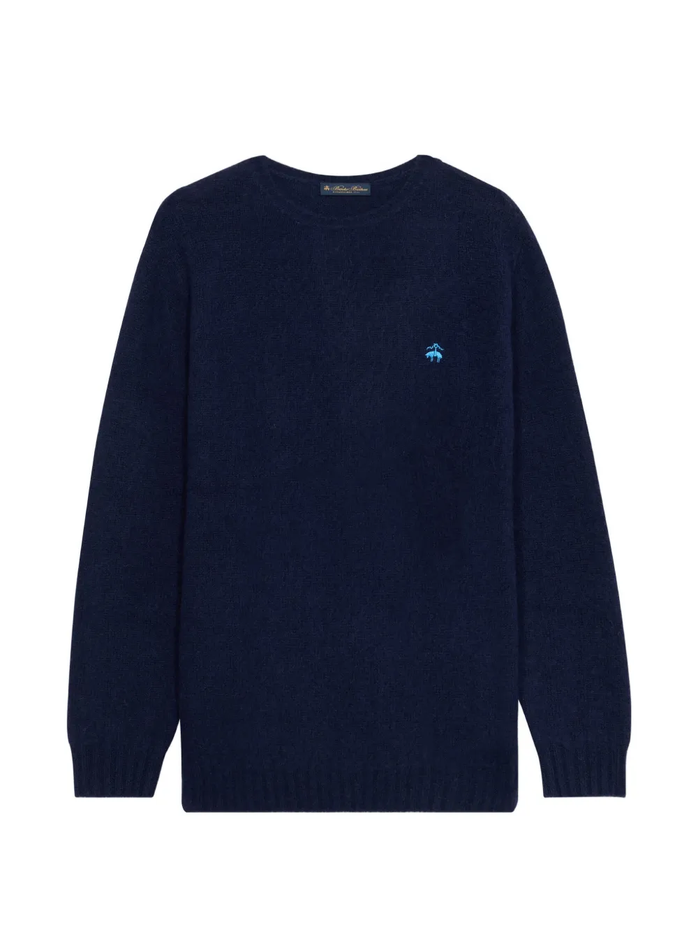 Brooks Brothers pull en laine à logo brodé - Bleu Brooks Brothers pull en laine à logo brodé - Bleu