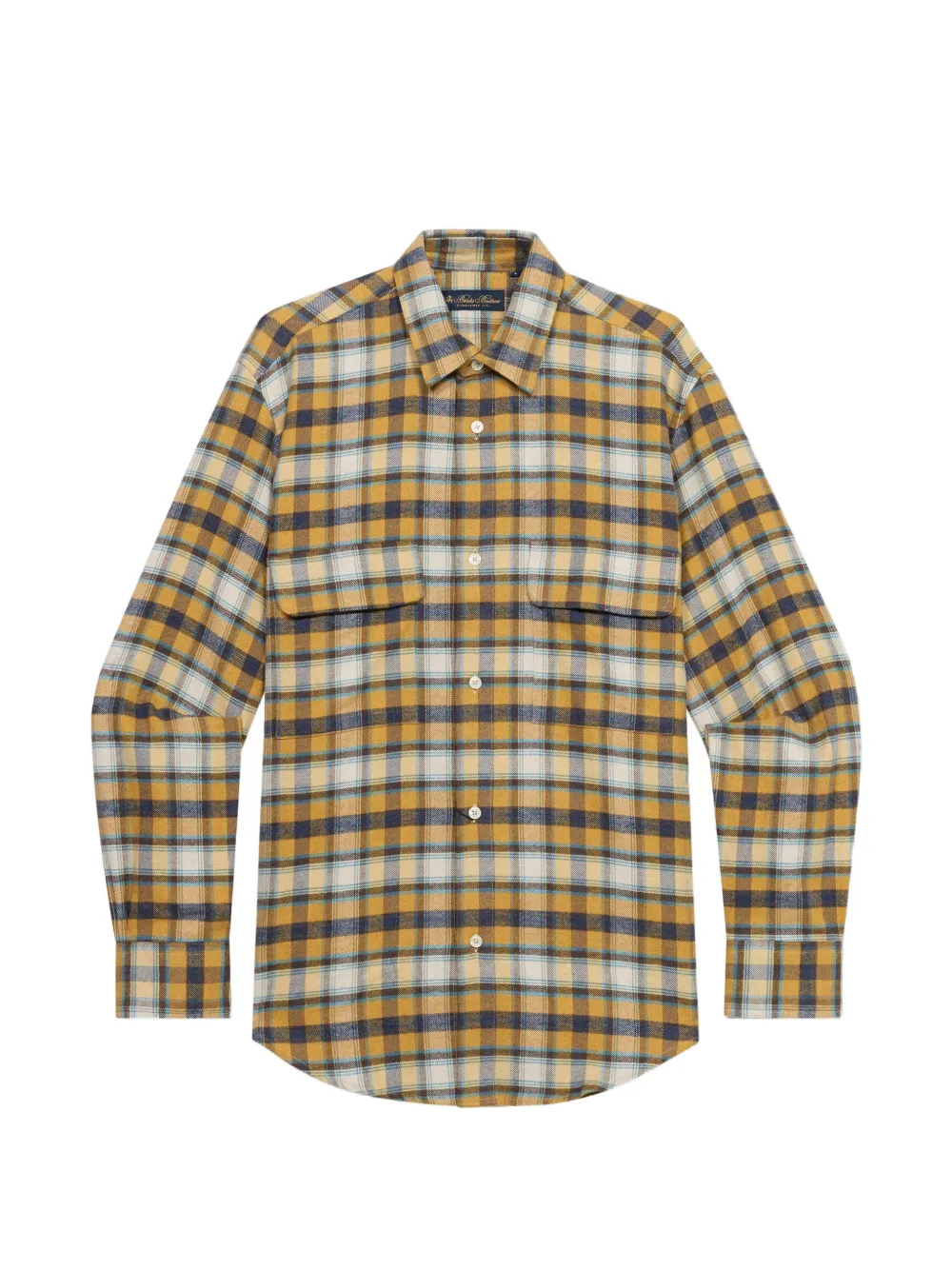 Brooks Brothers plaid shirt - Giallo