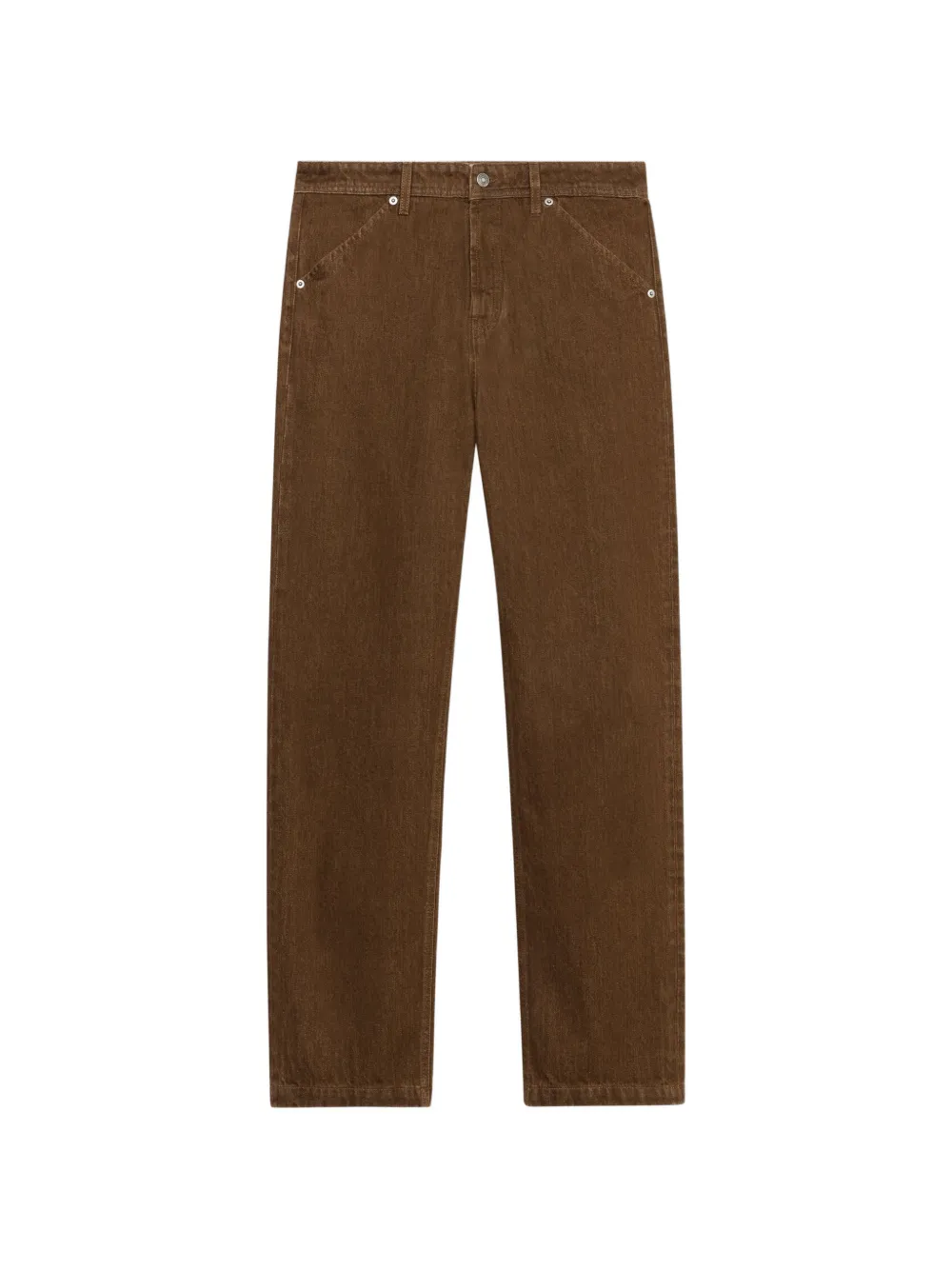 Brooks Brothers five-pocket denim jeans - Marrone