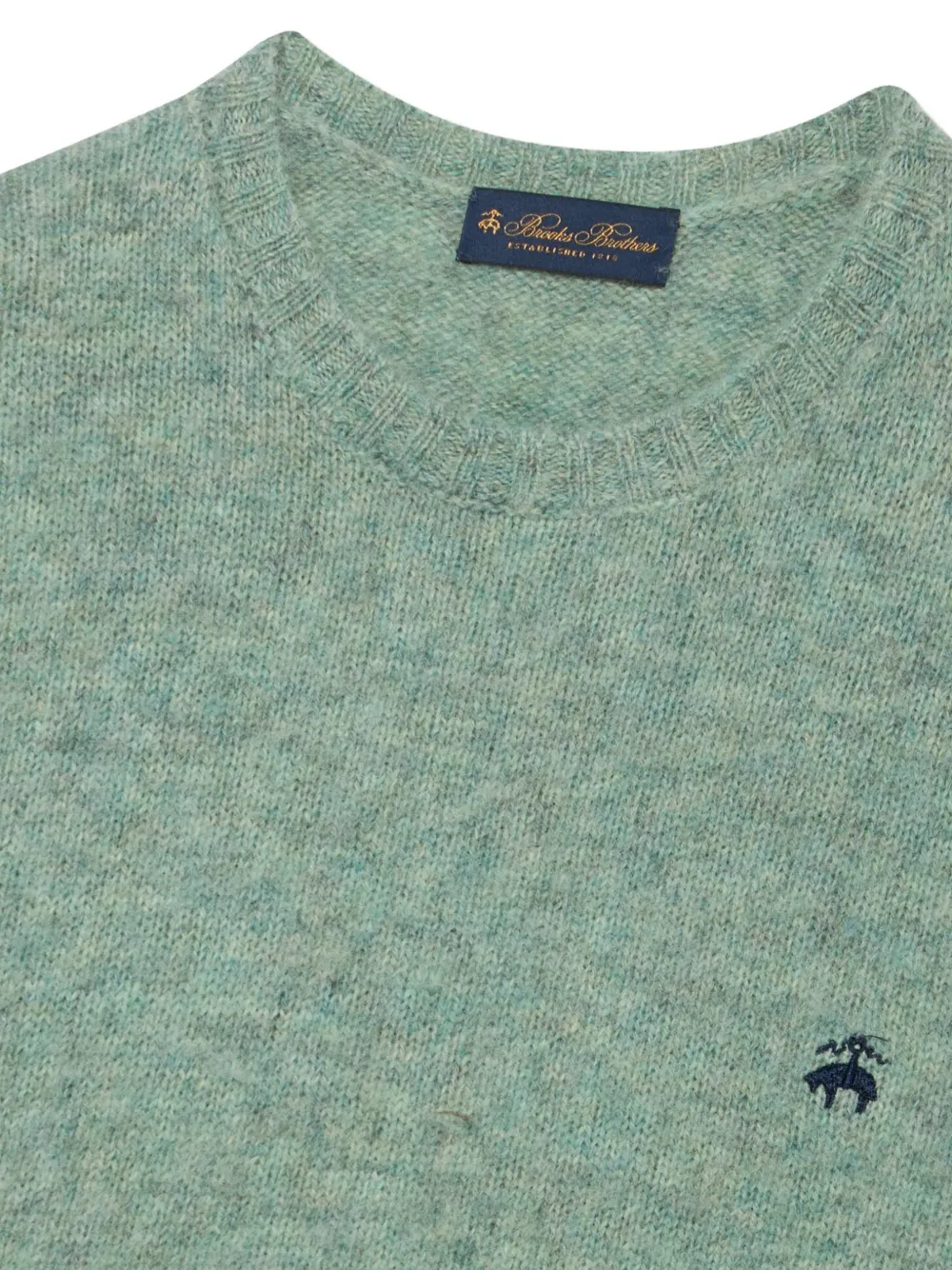 Brooks Brothers Shetland wollen trui Groen