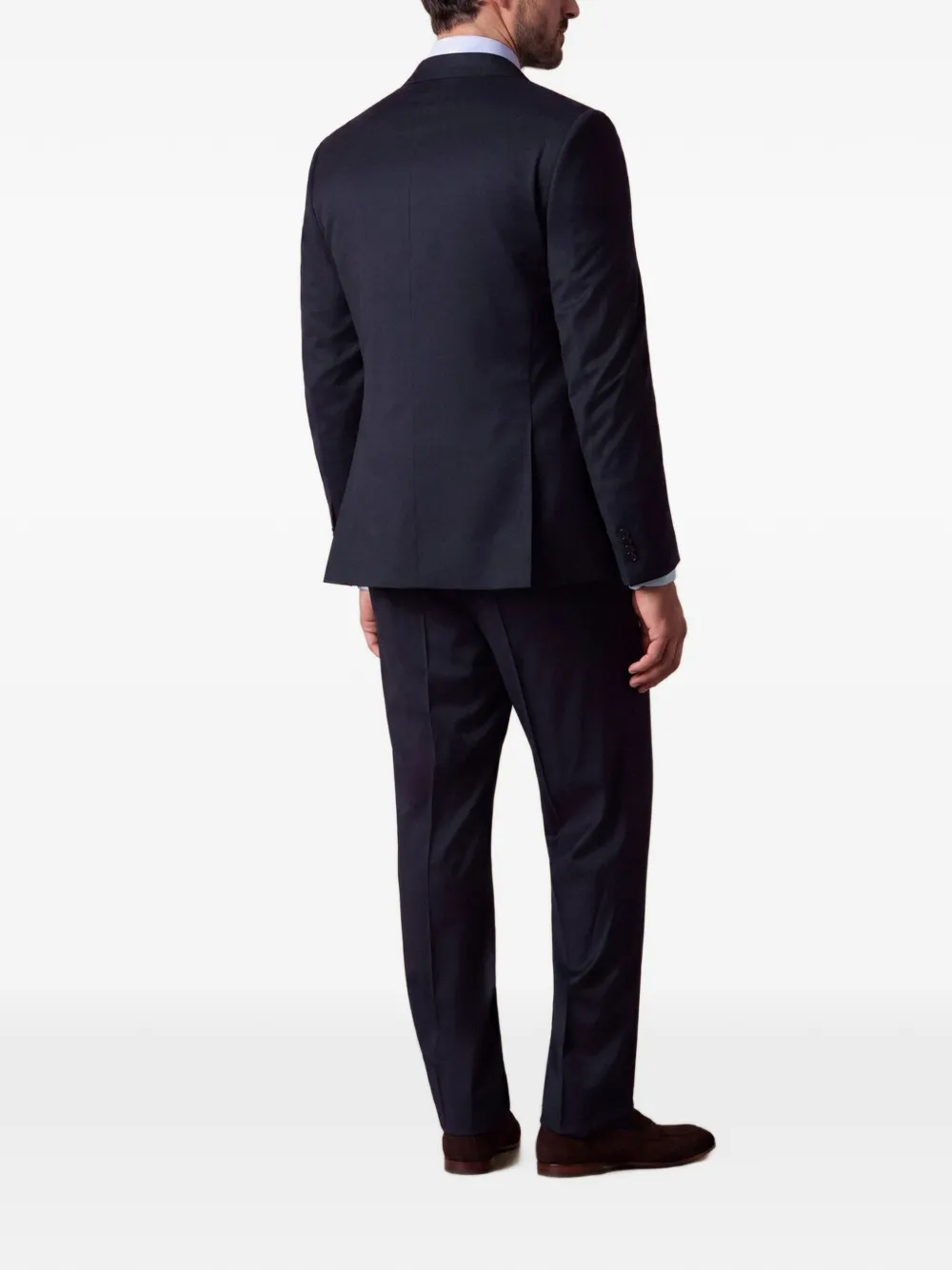 Brooks Brothers Blazer met dubbele rij knopen Blauw