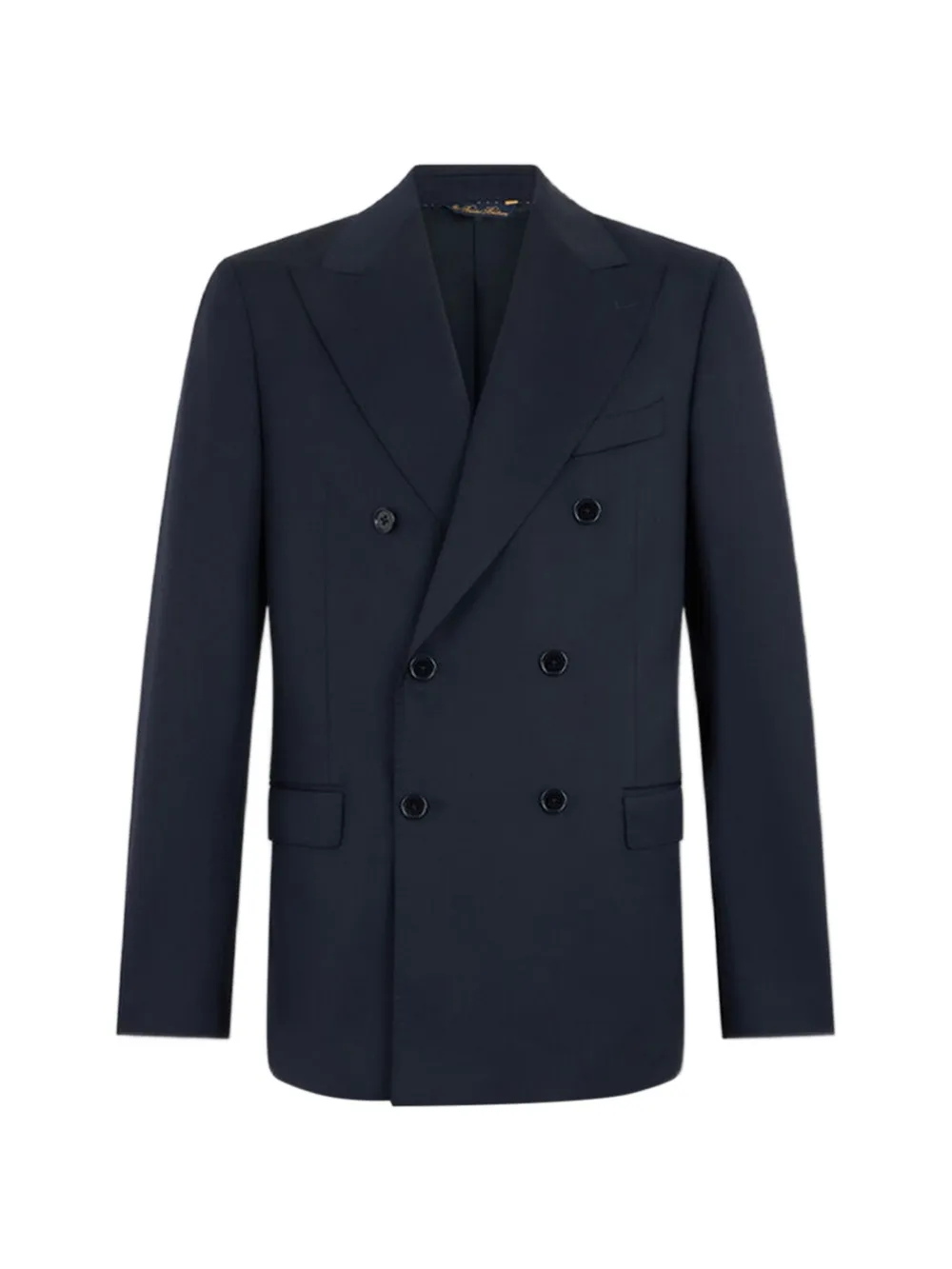 Brooks Brothers double-breasted virgin wool blazer - Blu