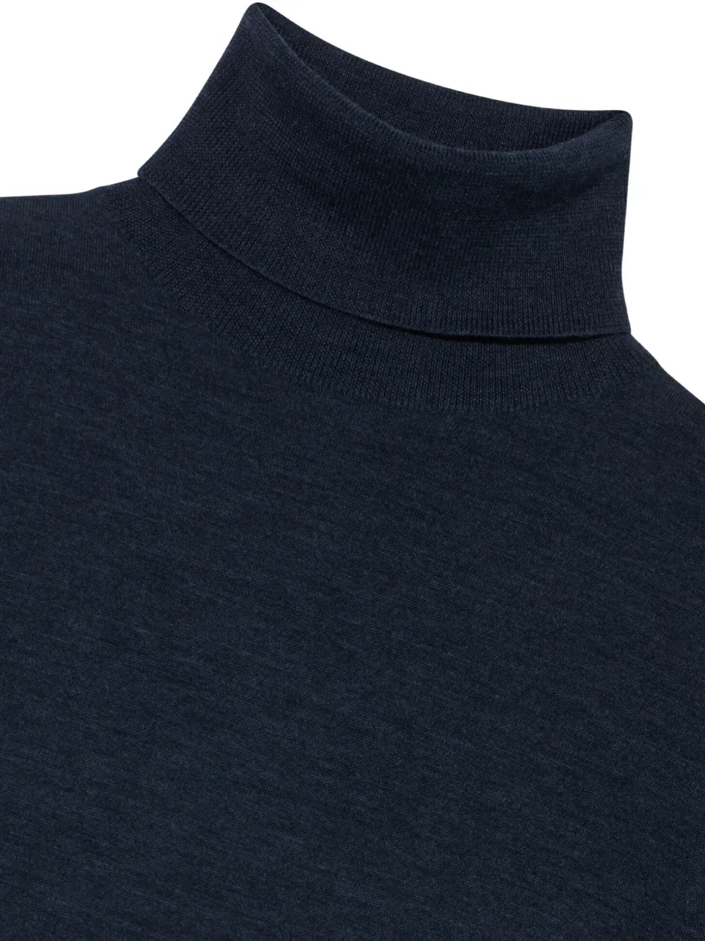Brooks Brothers Gebreide coltrui met diamant Blauw
