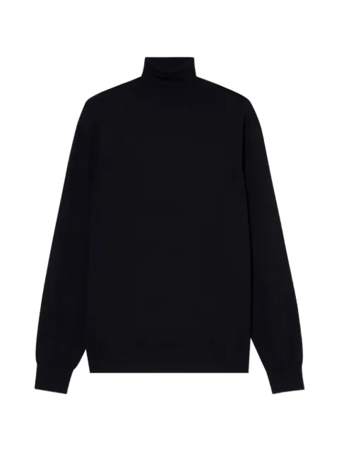 Brooks Brothers ribbed-trim turtleneck sweater