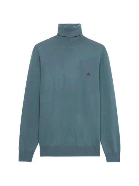 Brooks Brothers embroidered turtleneck sweater