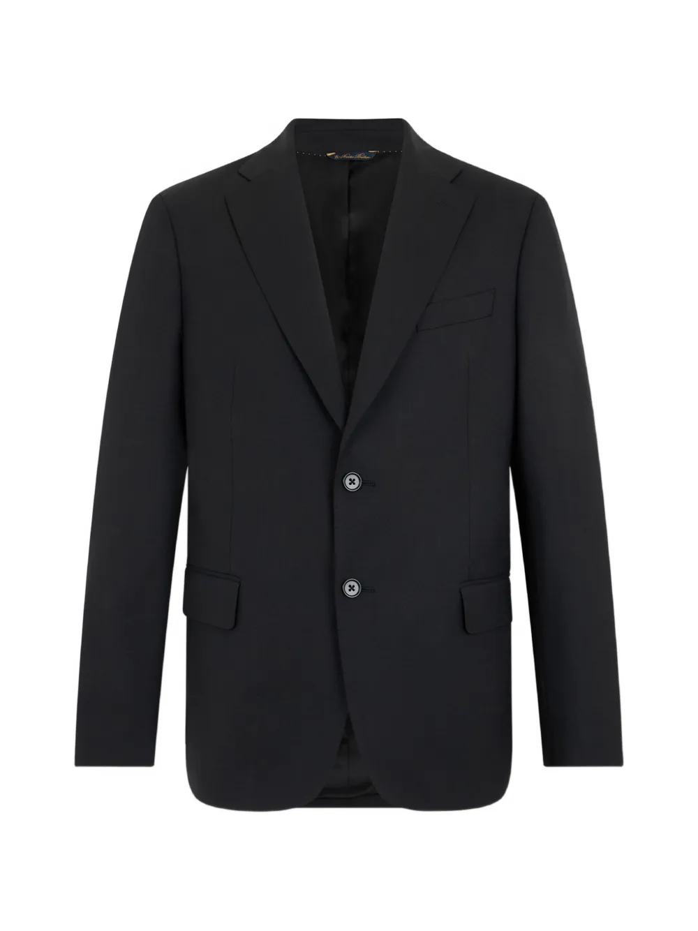 Brooks Brothers Einreihiges Twill-Sakko - Schwarz