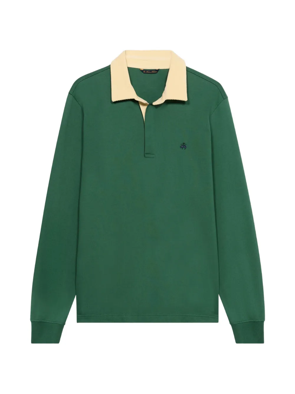 Brooks Brothers corduroy-collar Rugby polo shirt Groen