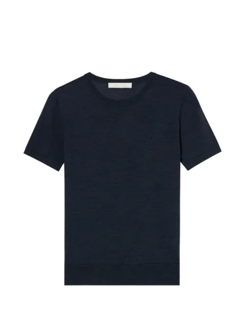Brooks Brothers diamond-knit short-sleeve sweater