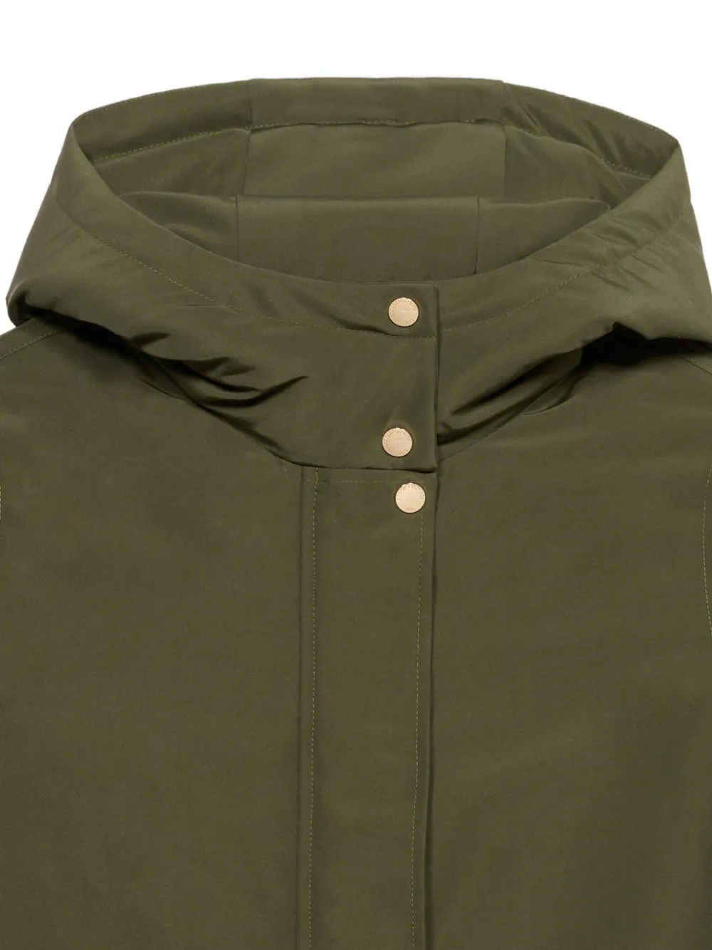 Brooks Brothers Gewatteerde parka Groen