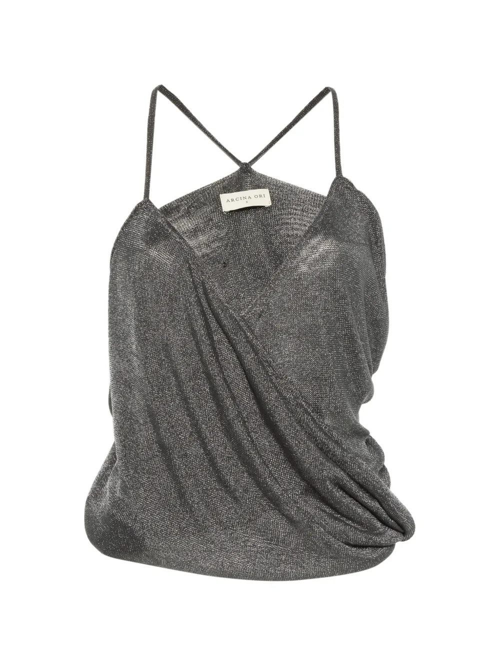 ARCINA ORI Clara top chrome metallic - Grigio
