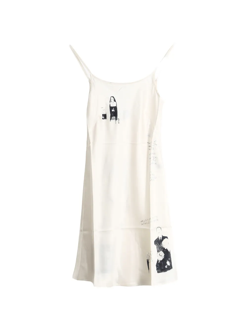 Enfants Riches Déprimés Oklahoma Church graphic-print scoop-neck dress