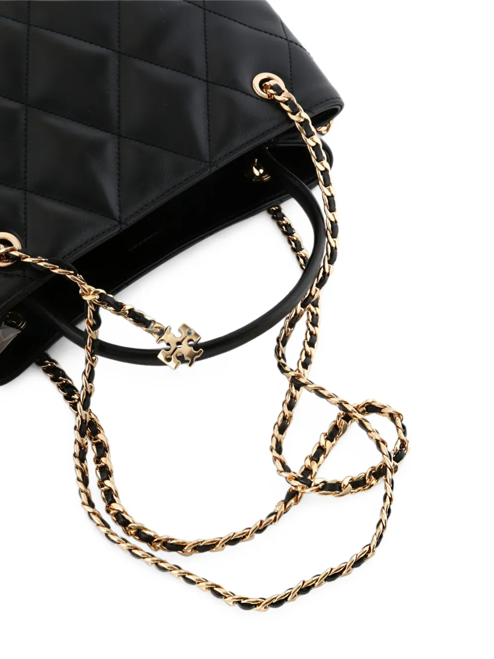 Tory Burch Kleine Fleming shopper Zwart