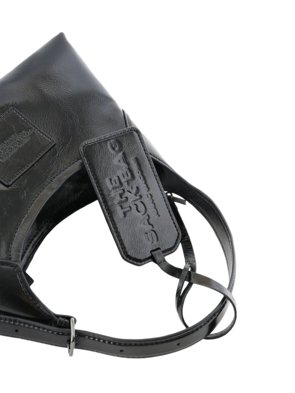 Marc Jacobs The Sack Bag leren tas Zwart