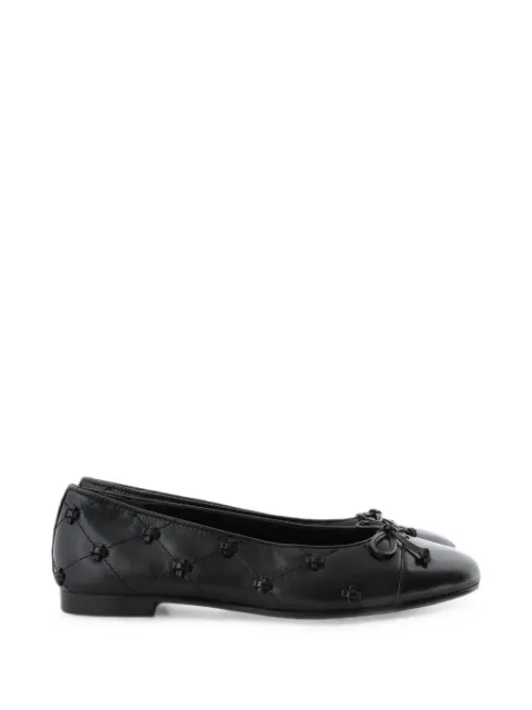 Tory Burch Bunny knot cap-toe ballet flat