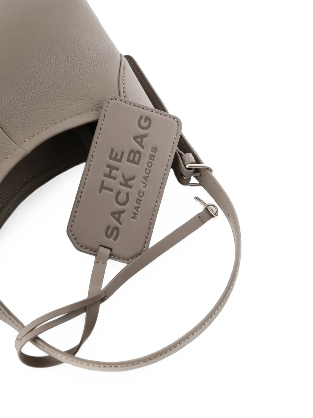 Marc Jacobs The Belt leren shopper met textuur Grijs