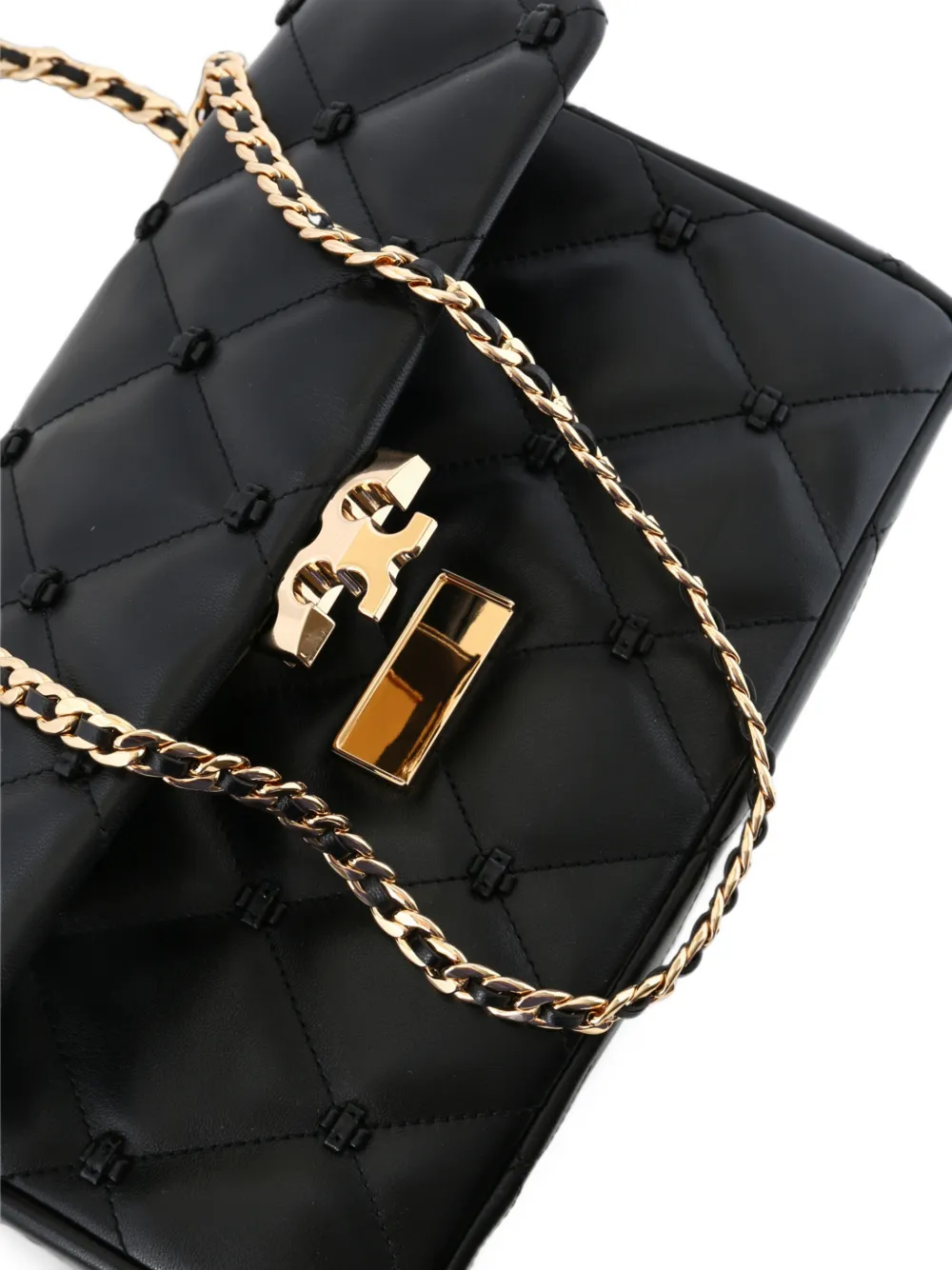 Tory Burch Bunny geknoopte schoudertas Zwart