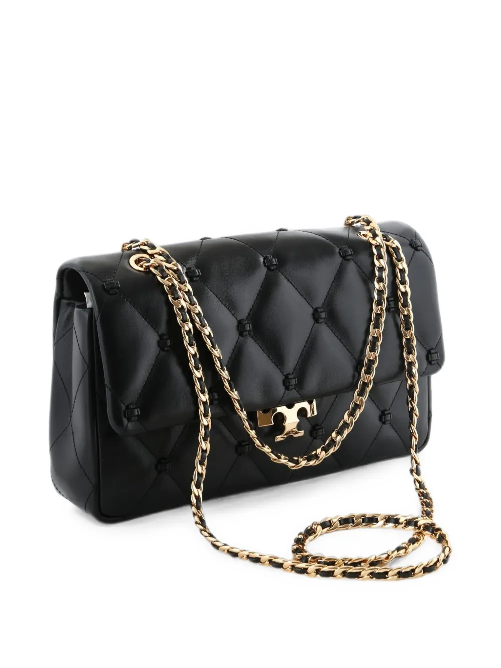 Tory Burch Bunny geknoopte schoudertas Zwart