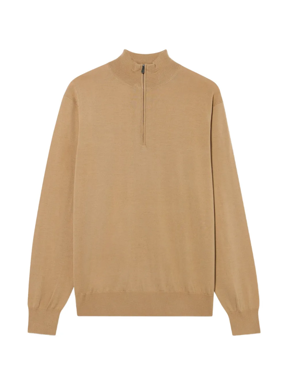 Brooks Brothers half-zip mock-neck sweater - Toni neutri