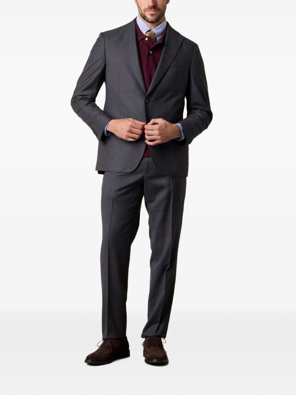 Brooks Brothers Gestreept overhemd Blauw