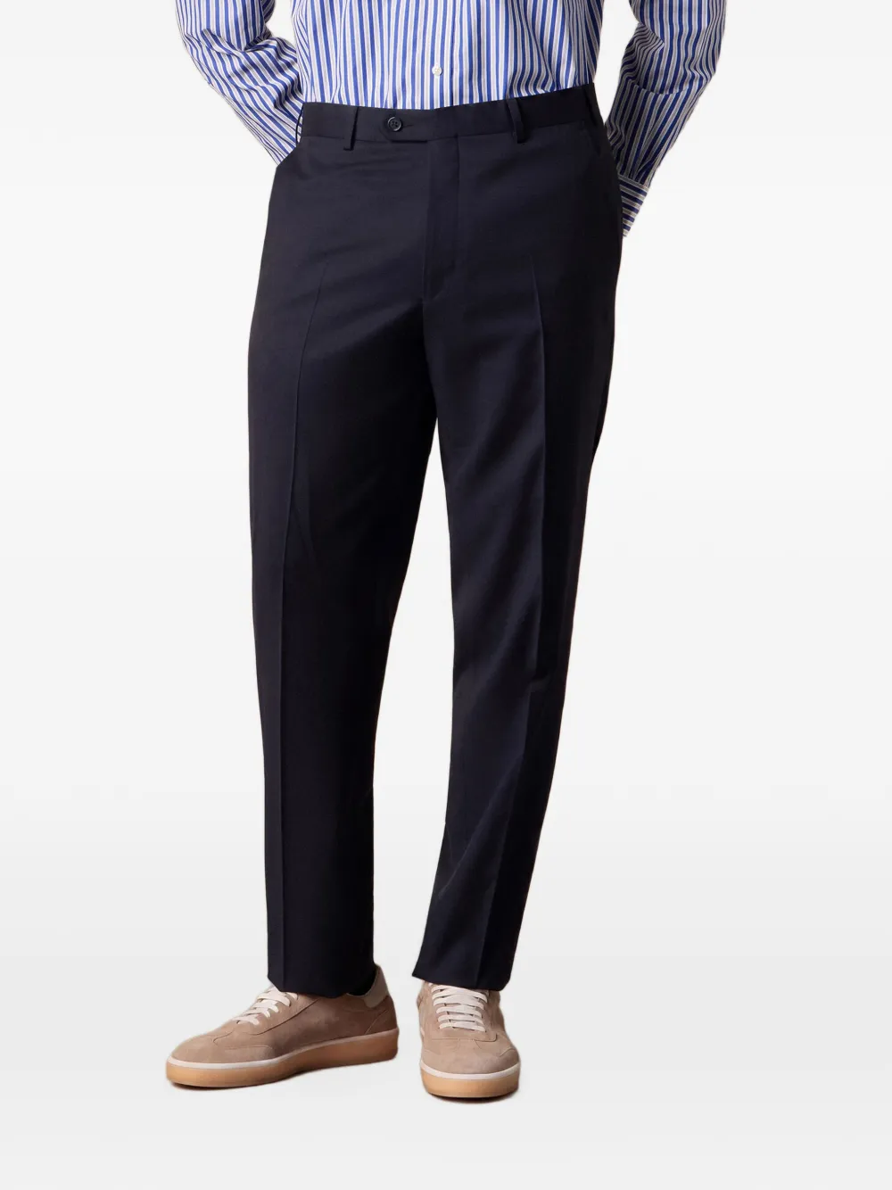 Brooks Brothers Wollen broek Blauw