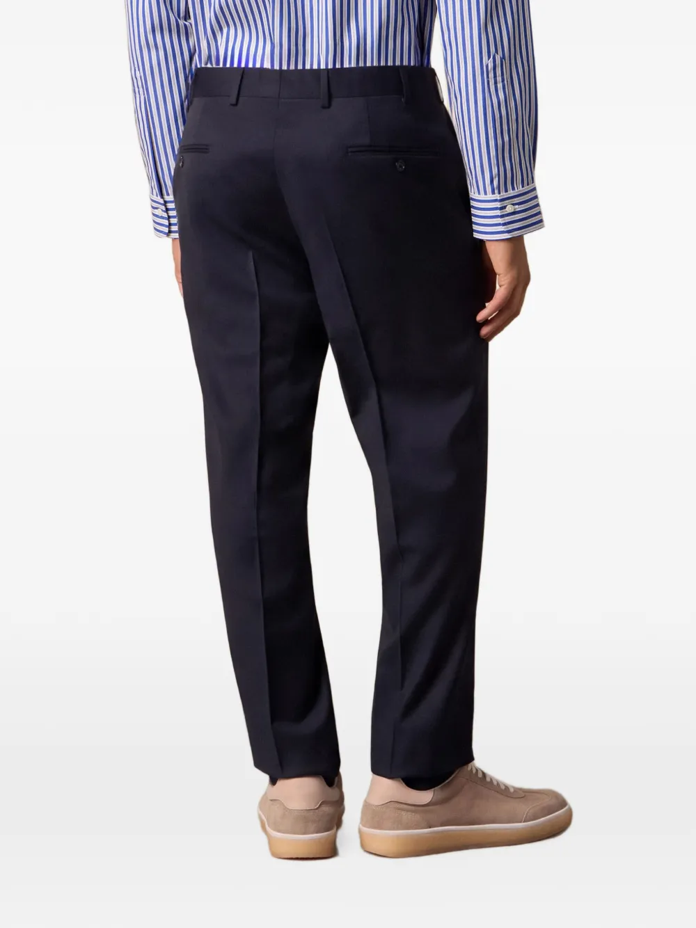 Brooks Brothers Wollen broek Blauw