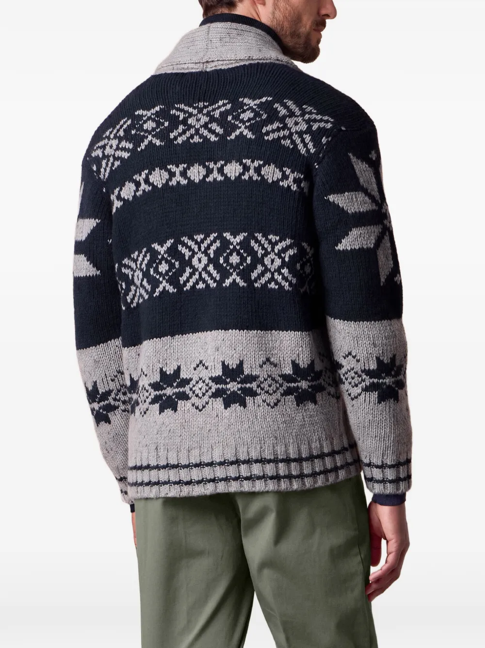 Brooks Brothers Vest met sjaalkraag Grijs