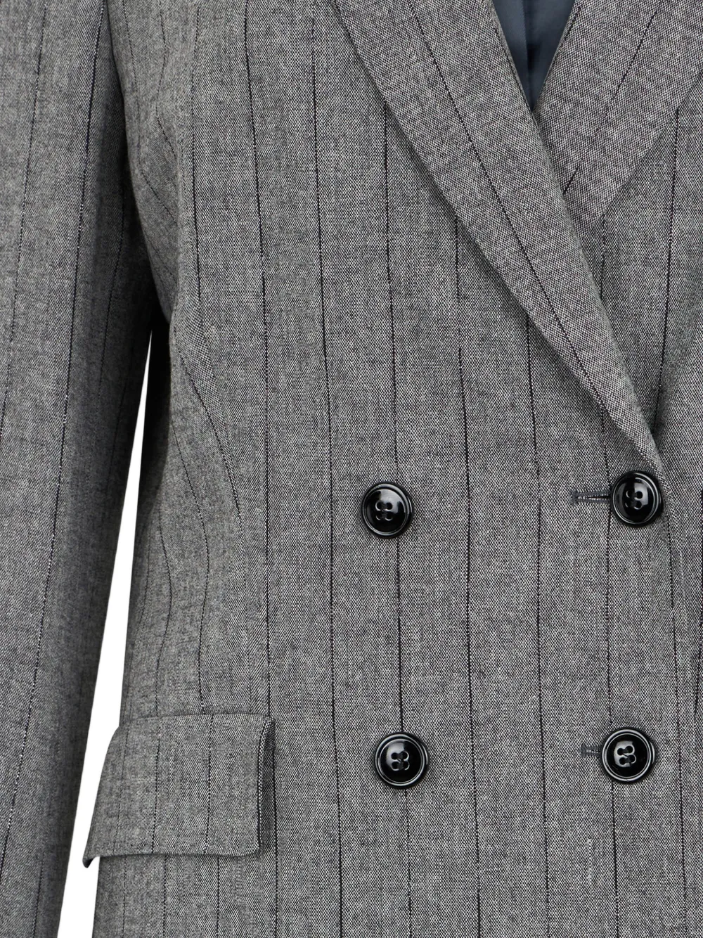 Brooks Brothers Blazer met krijtstreep Grijs
