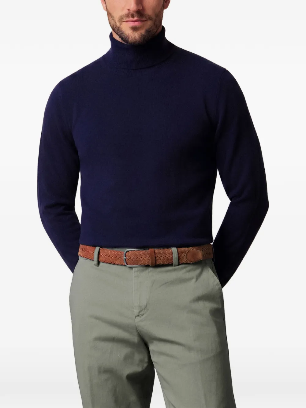 Brooks Brothers Wollen coltrui Blauw