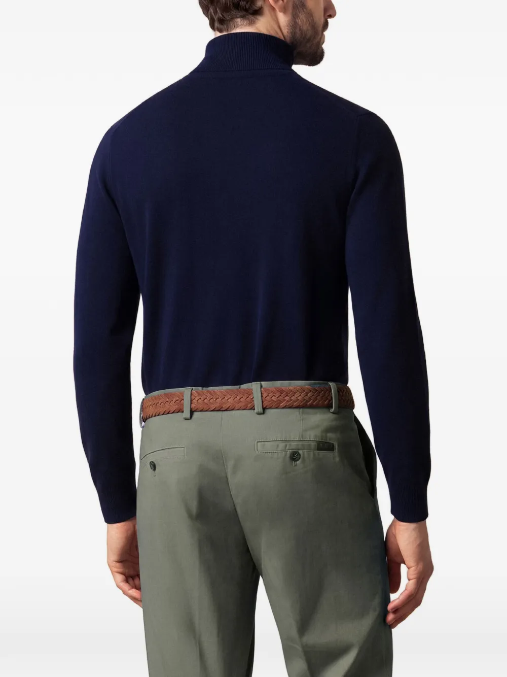 Brooks Brothers Wollen coltrui Blauw